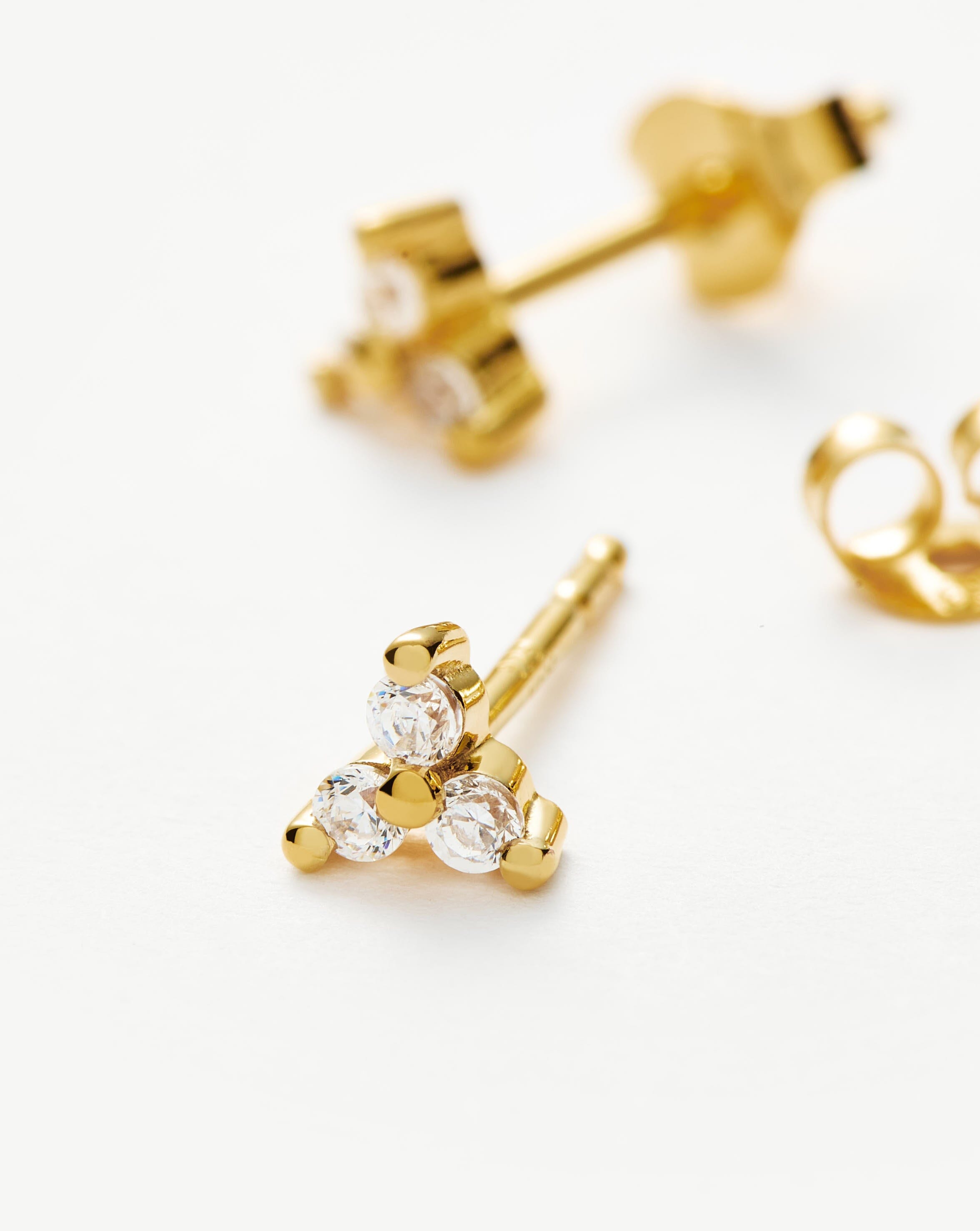 Trinal Stud Earrings